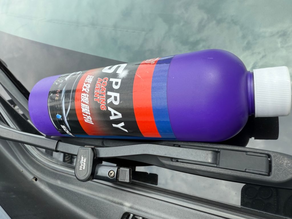 Spray Coating Agentと施工後の愛車の仕上がり