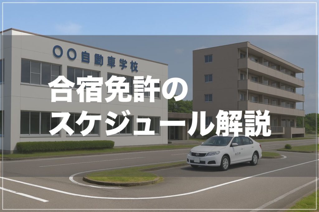 合宿免許の生活イメージ